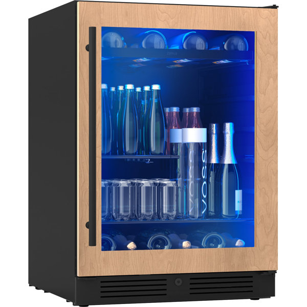 Zephyr Presrv 24" 7Bottle and 108Can Single Zone PanelReady Beverage